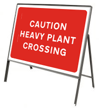 Caution Heavy Plant Crossing